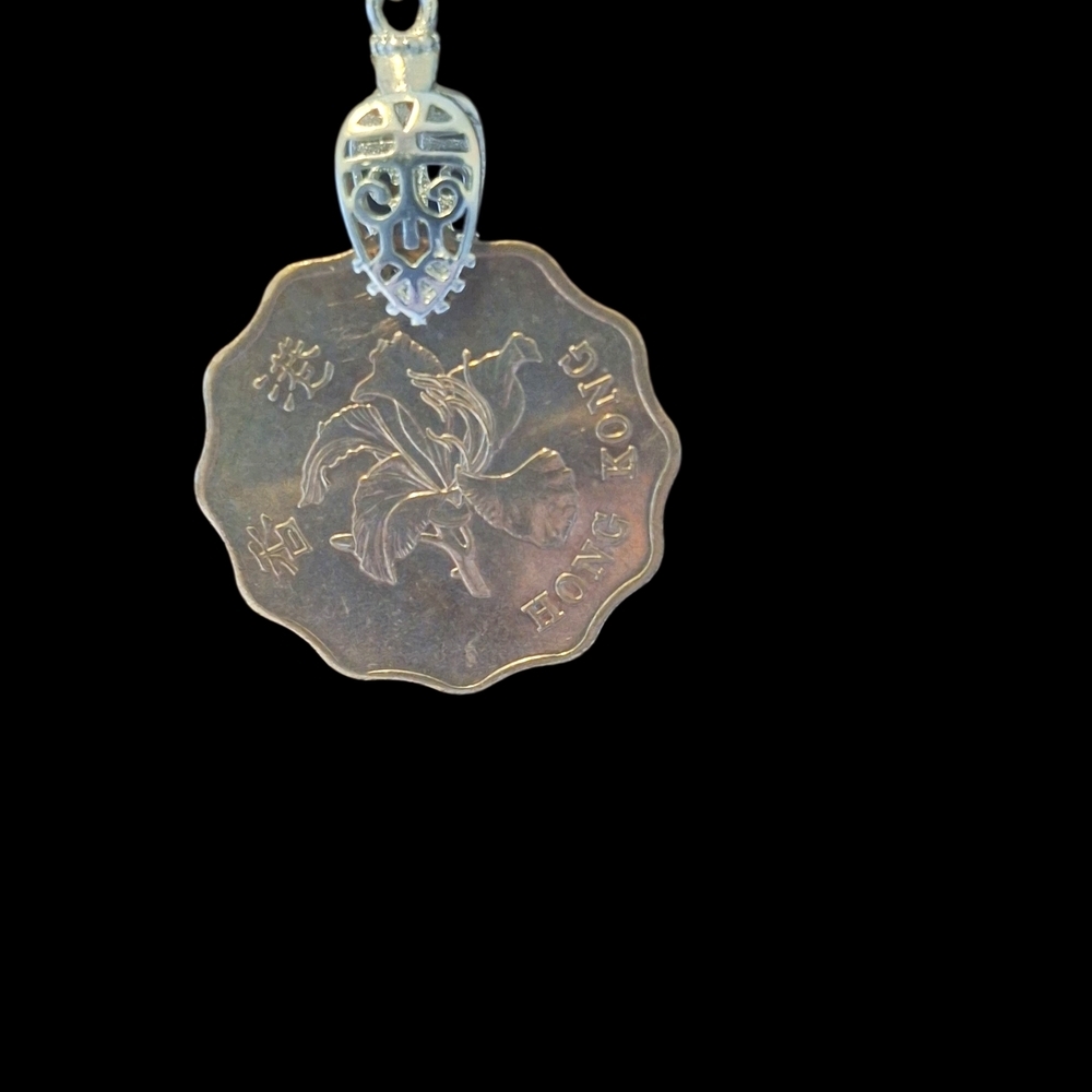 Gold Coin Pendant Necklace - Commonwealth Of The Bahamas 1980 - Picture 8 of 8